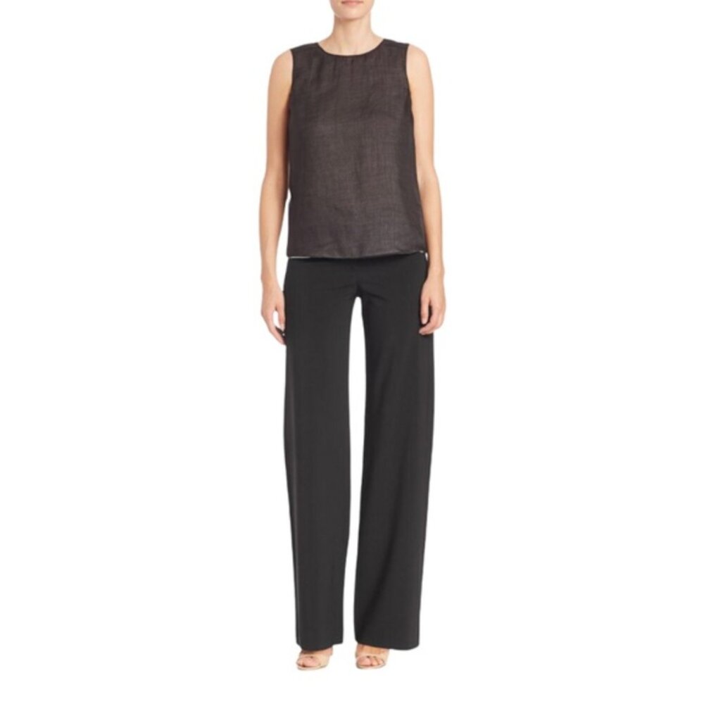 Marilyn Black Wide Leg Pants Sz 42 - Picture 2 of 16